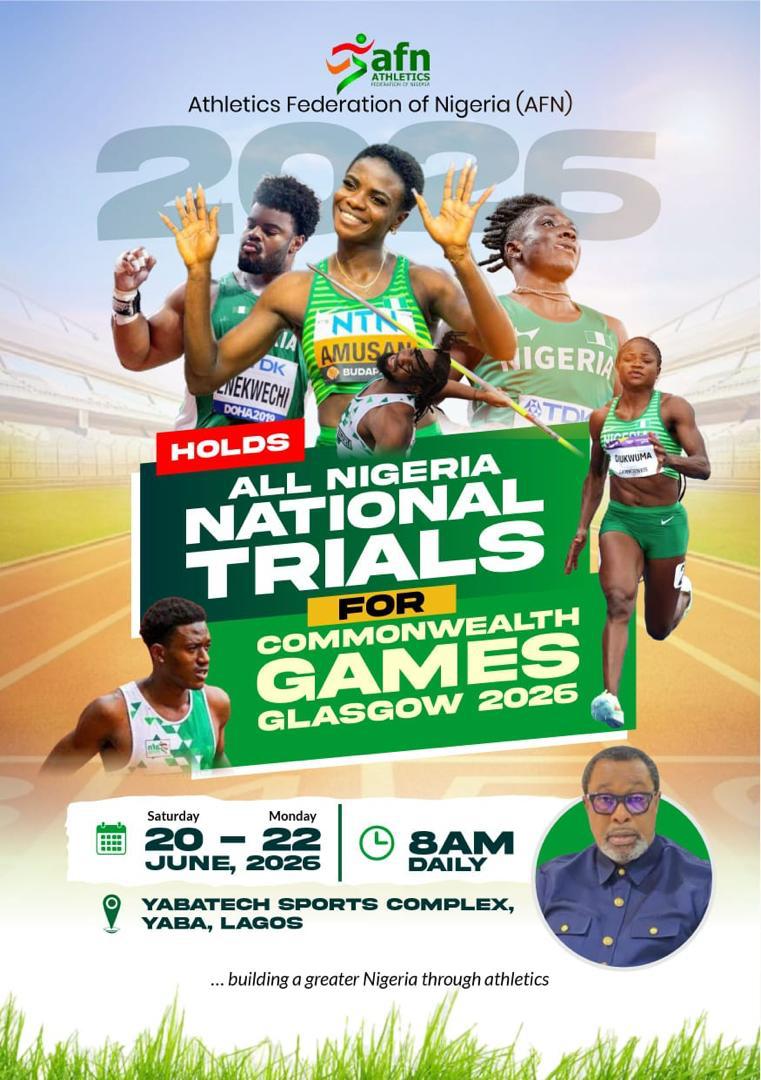 Nigeria Set for Glasgow 2026 Commonwealth Games National Trials